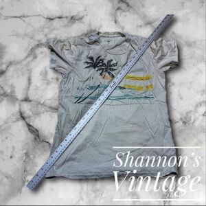 Sol Angeles Made In USA Men’s Size Small Palm And Ocean Graphic Tee A38